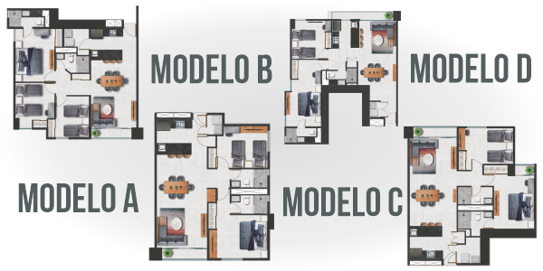 Descubre los 4 modelos de depas de Distrito Iconia img mini
